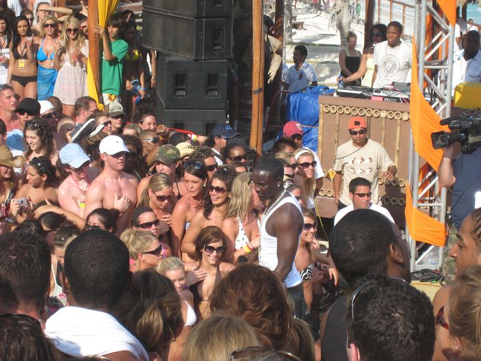 Akon at MTV Spring Break — with Joseph Heilner of CatalysCo