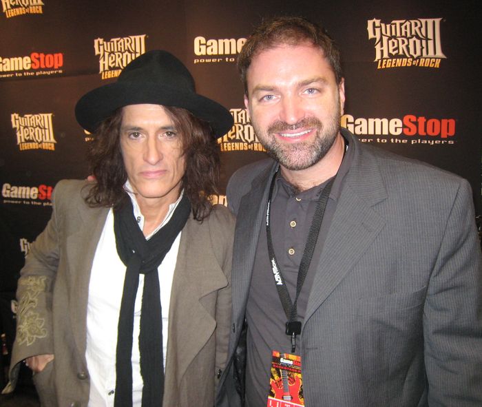 Joe Perry of Aerosmith — Guitar Hero III — with Joseph Heilner of CatalysCo