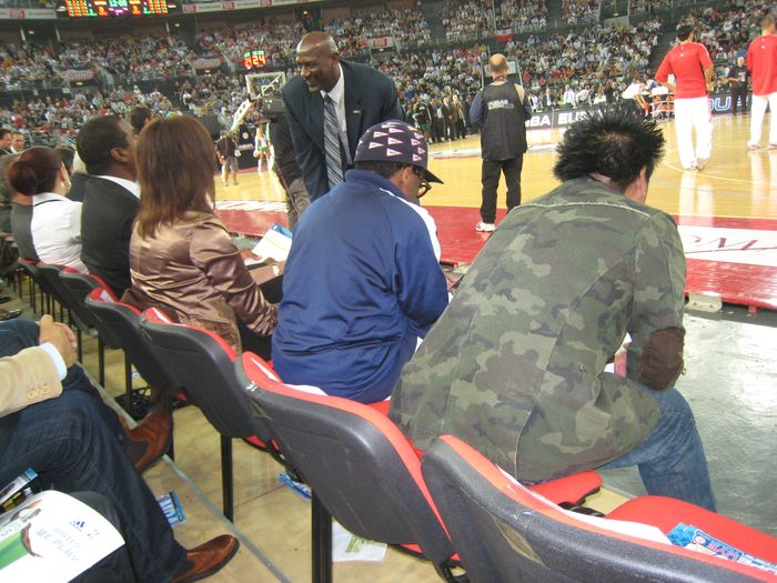 Spencer Haywood, Ahmad Rashad and Spike Lee in Rome — with Joseph Heilner of CatalysCo